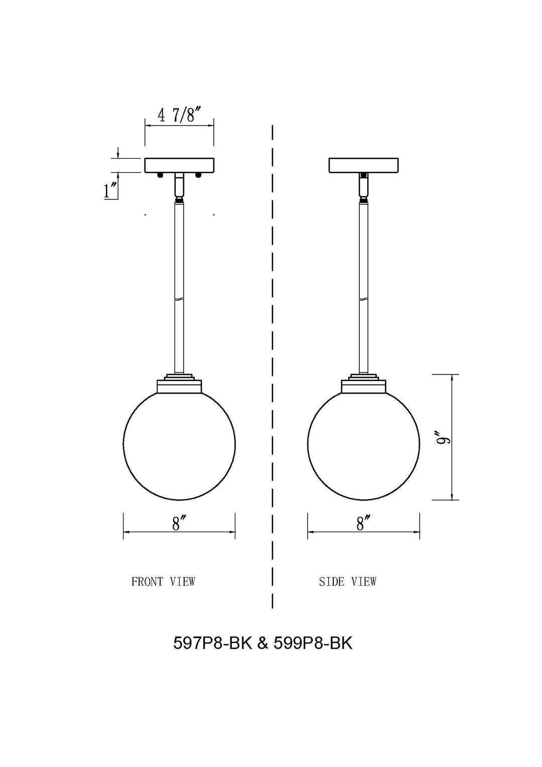 Laurent - 1 Light Outdoor Pendant