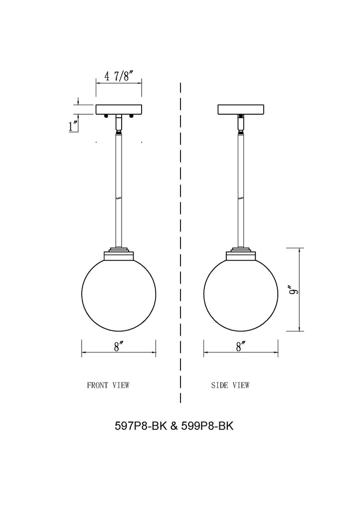 Laurent - 1 Light Outdoor Pendant