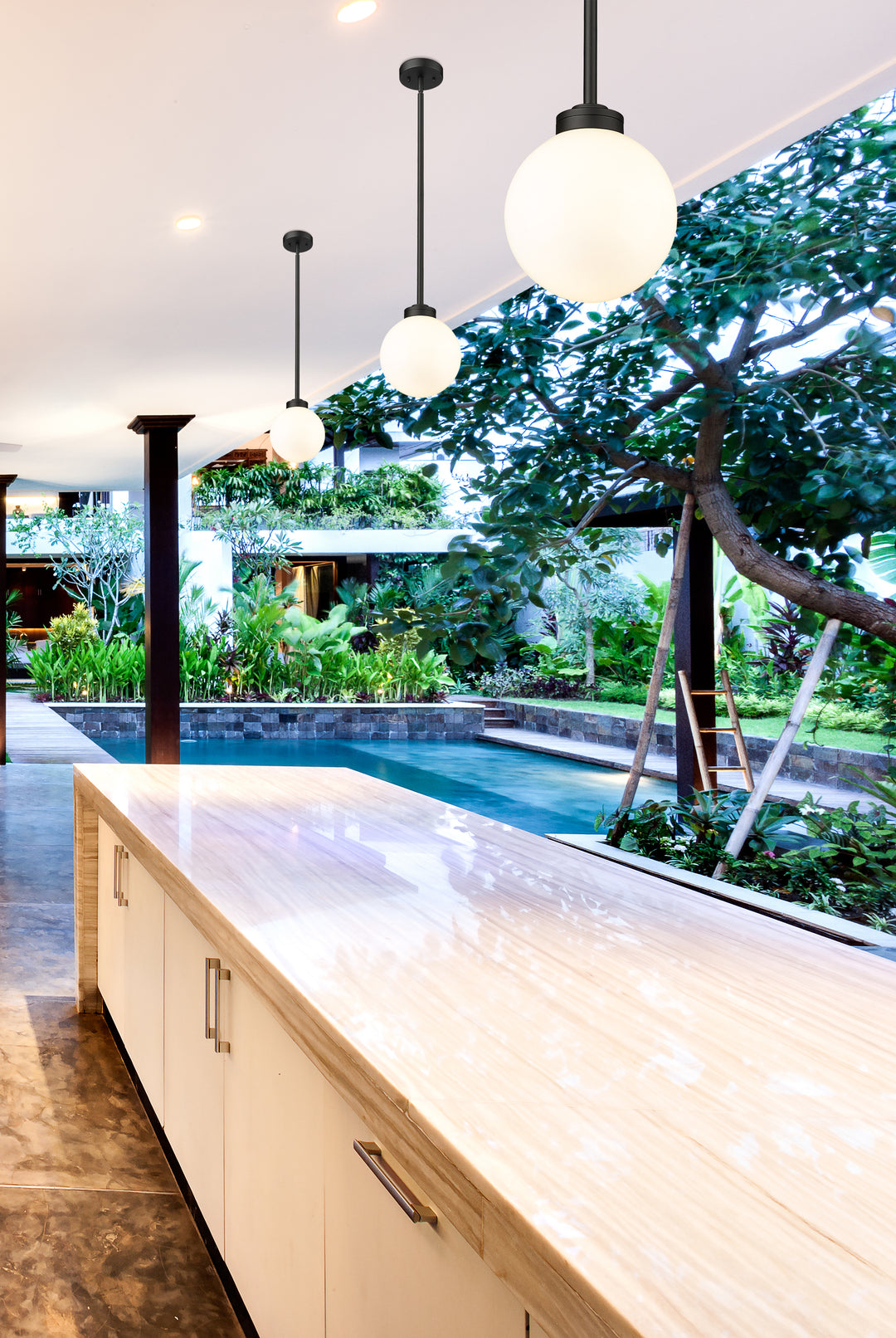 Laurent - 1 Light Outdoor Pendant