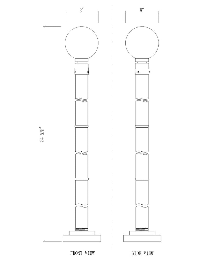 Laurent - Outdoor Post Light (597PHM-567P)