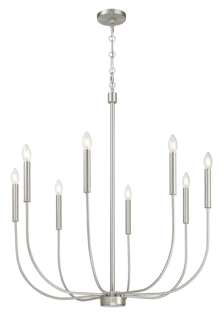 Traci Chandelier in Brushed Polished Nickel by Craftmade