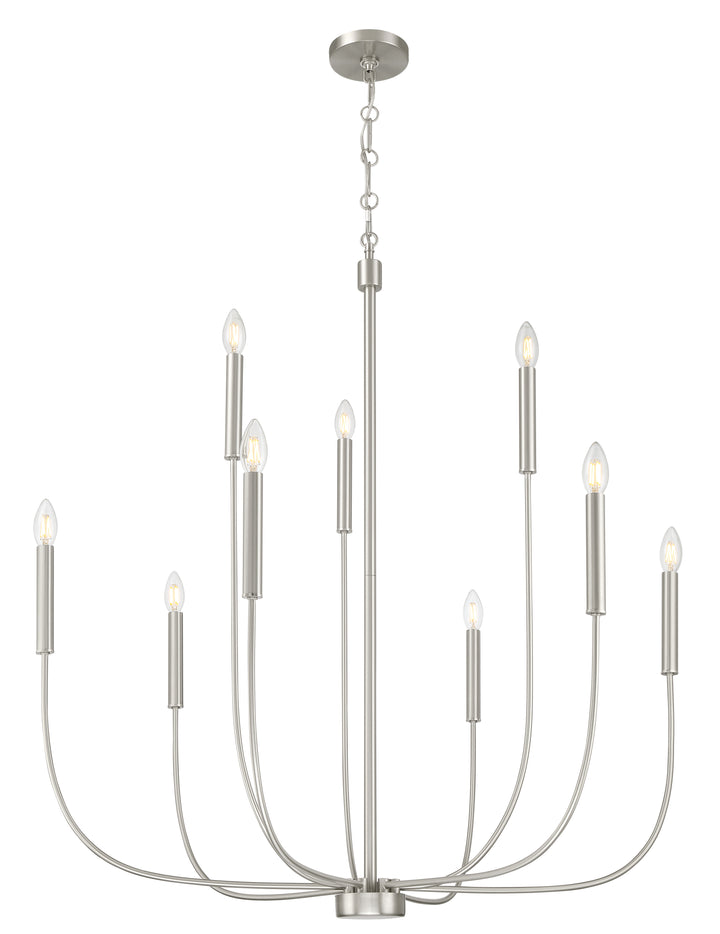 Traci Chandelier in Brushed Polished Nickel by Craftmade
