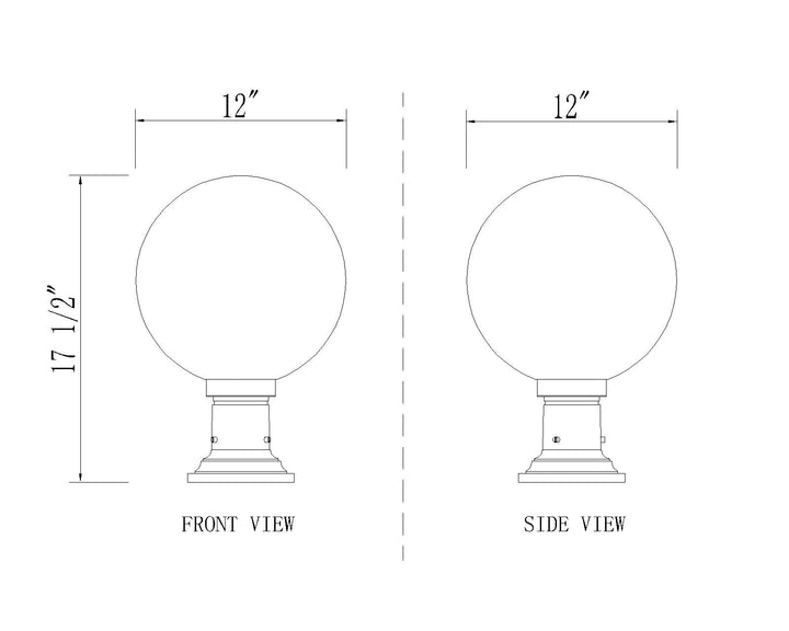 Laurent - 1 Light Outdoor Pier Mount Light (599PHB-533PM)