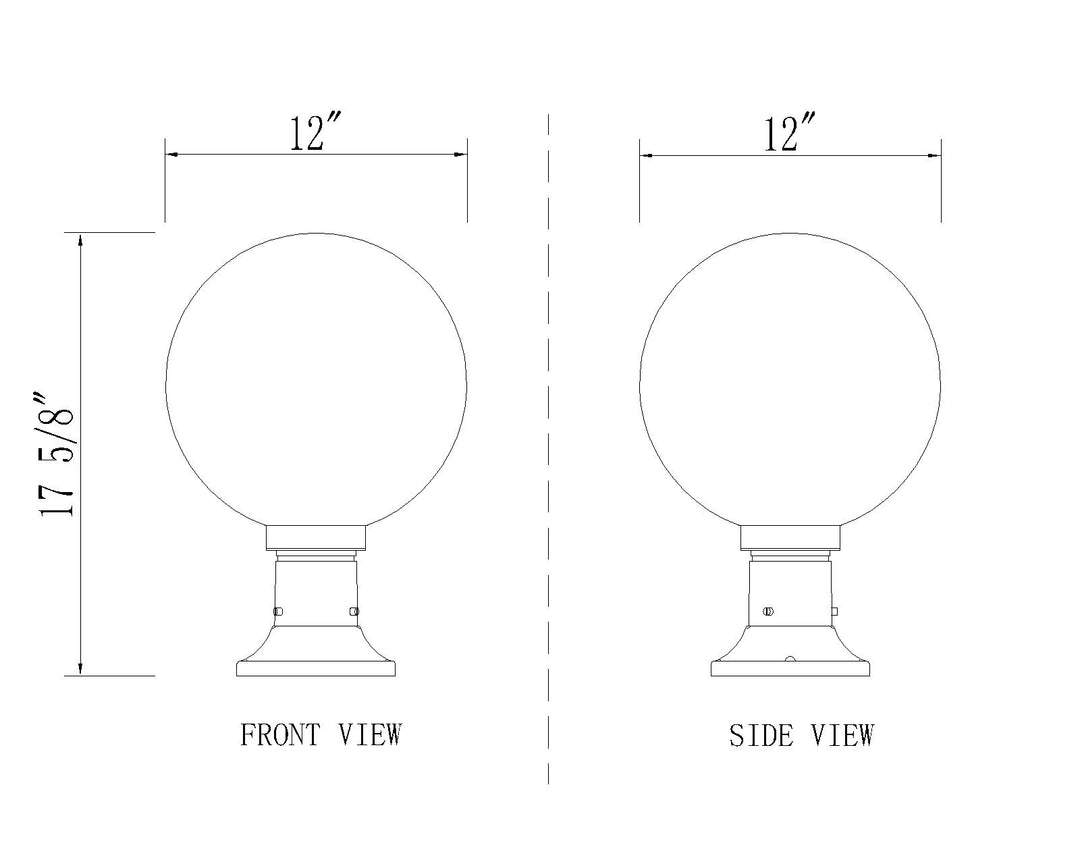 Laurent - 1 Light Outdoor Pier Mount Light (599PHB-553PM)