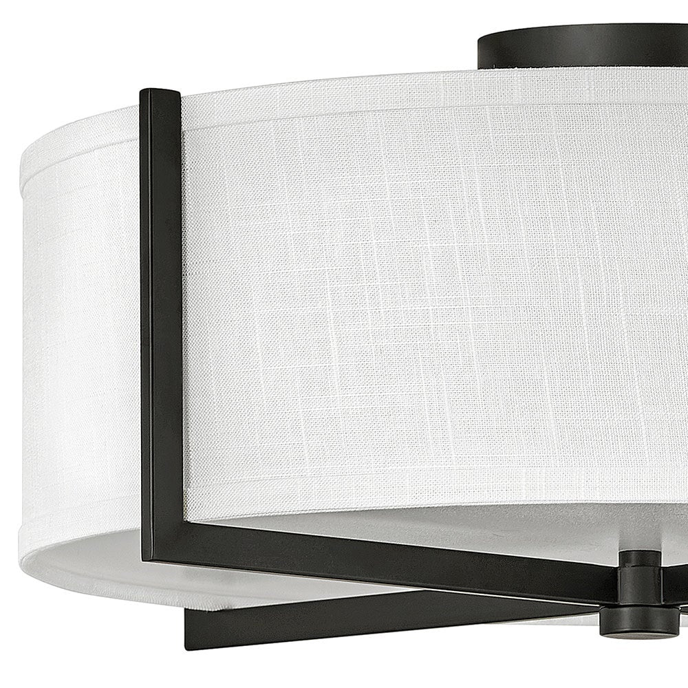 Axis Off White Semi-Flush Mount