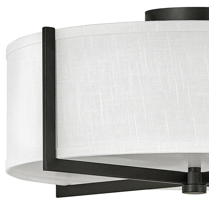 Axis Off White Semi-Flush Mount