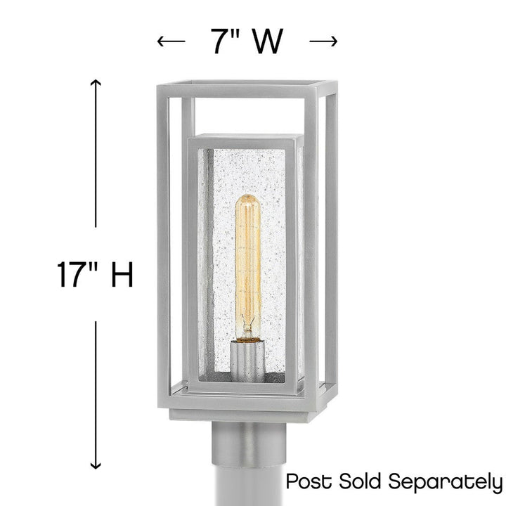 Republic Medium Post Mount Lantern