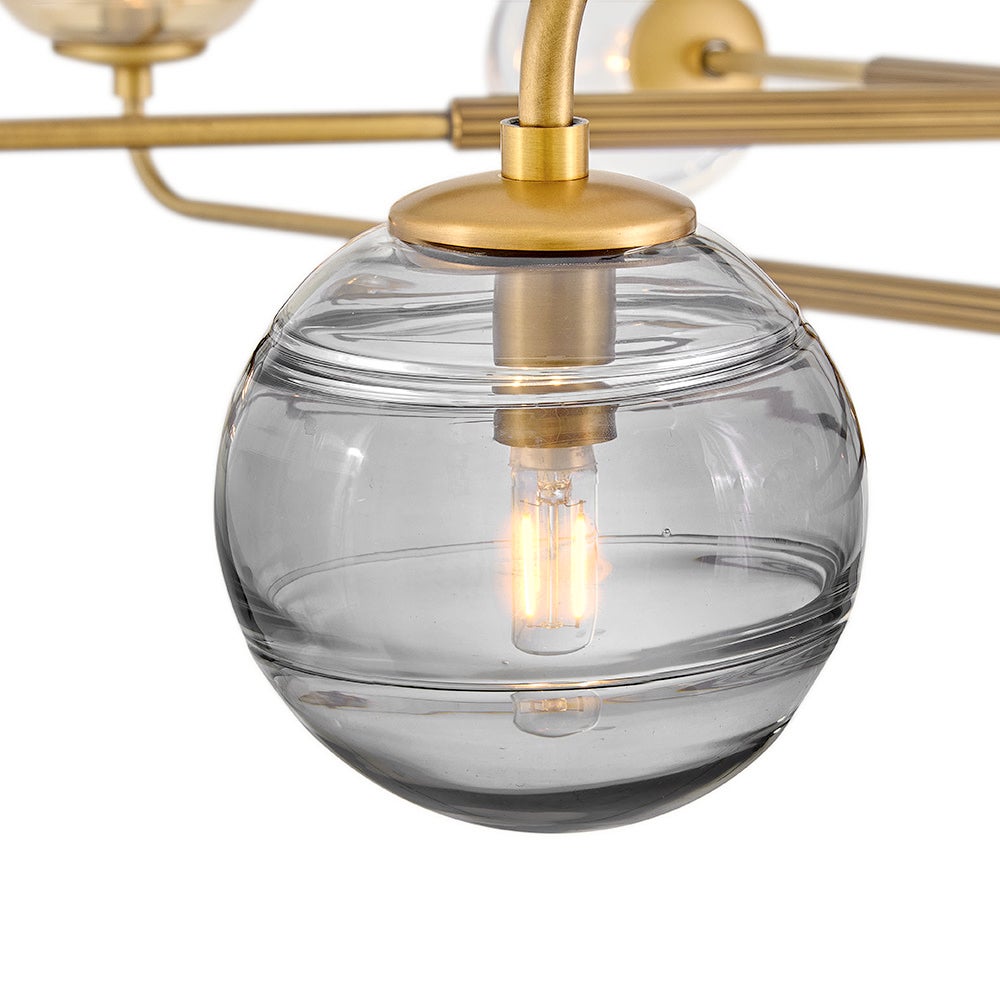 Oberon Large Adjustable Single Tier Chandelier