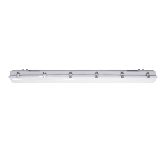 LED 4ft High Bay Vapor Fixture - CCT &amp; Power Adjustable