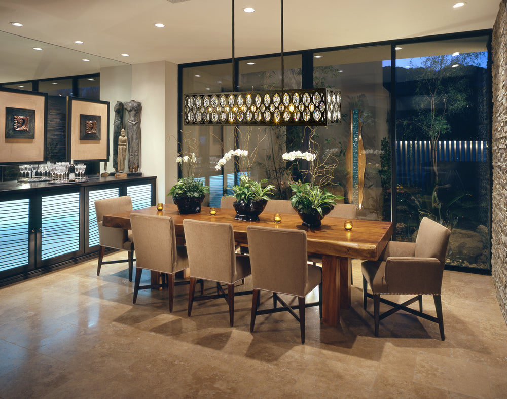 Dealey - 7 Light Linear Chandelier