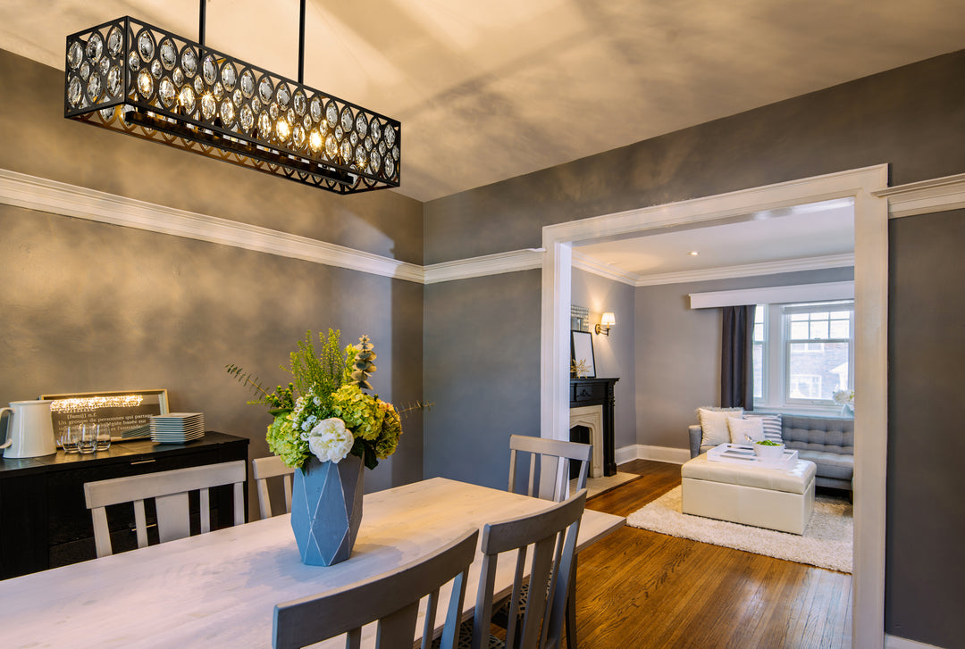 Dealey - 7 Light Linear Chandelier