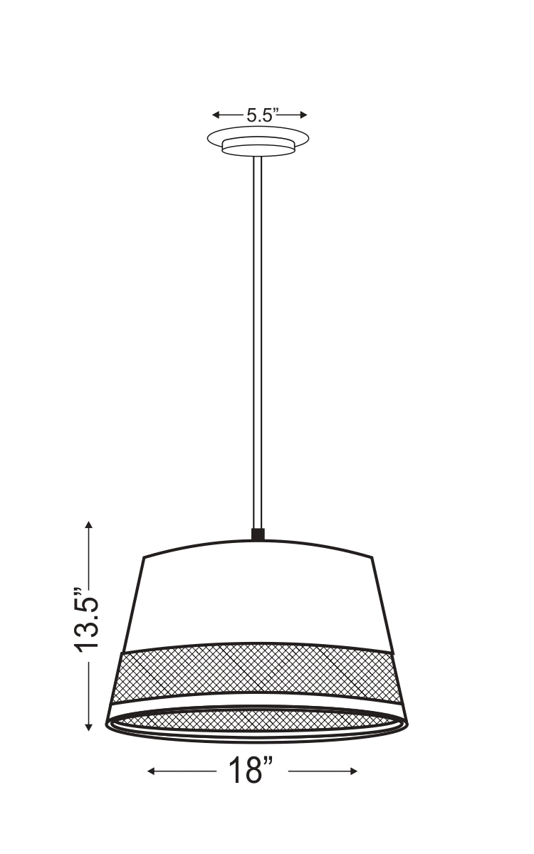 Maddox - 1 Light Chandelier