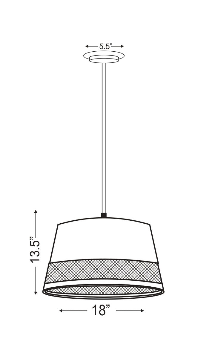 Maddox - 1 Light Chandelier