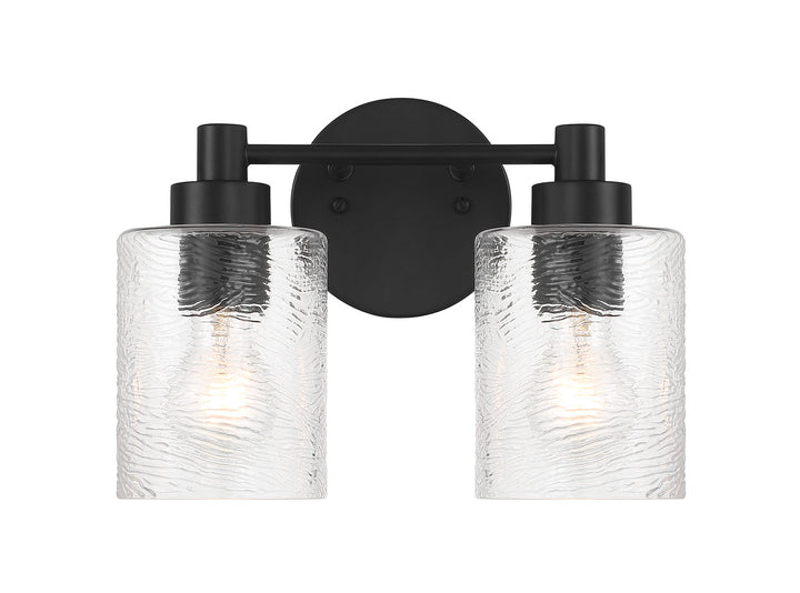 Lyndsey Vanity Light in Flat Black by Craftmade