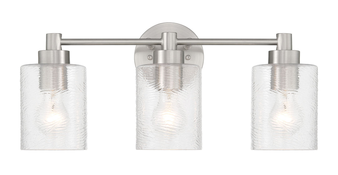 Lyndsey Vanity Light in Brushed Polished Nickel by Craftmade