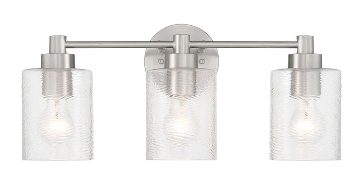 Lyndsey Vanity Light in Brushed Polished Nickel by Craftmade