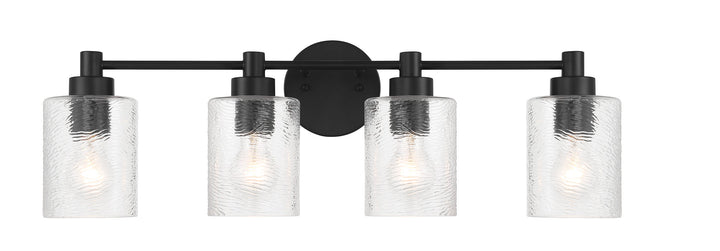 Lyndsey Vanity Light in Flat Black by Craftmade