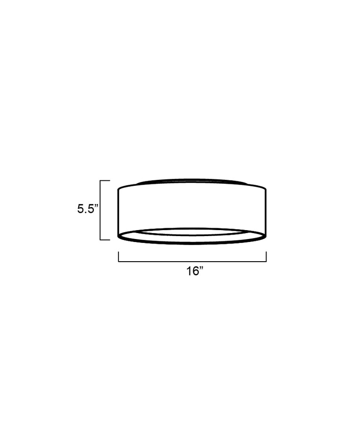 Prime LED Flush Hi-Lo Dim Sensor dimensions diagram