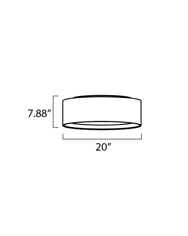 Prime LED Flush Hi-Lo Dim Sensor dimensions diagram