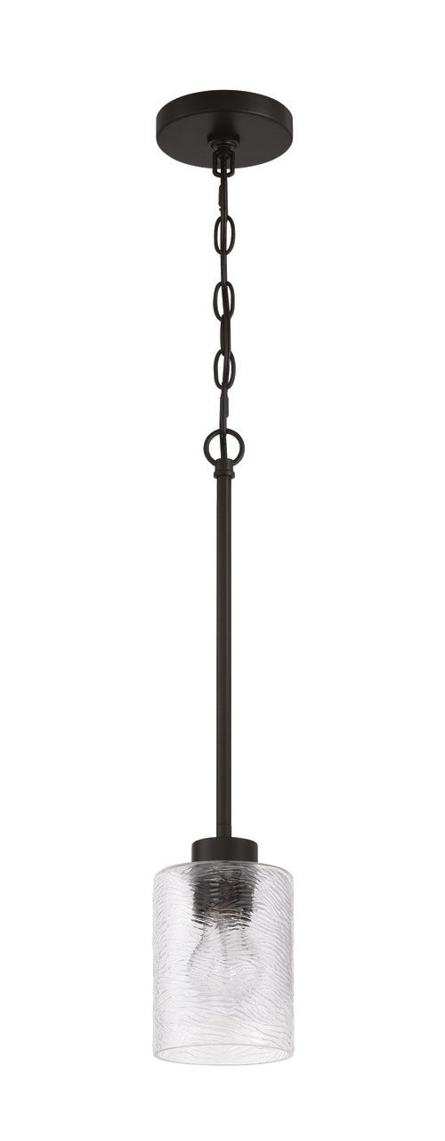 Lyndsey Pendant in Flat Black by Craftmade