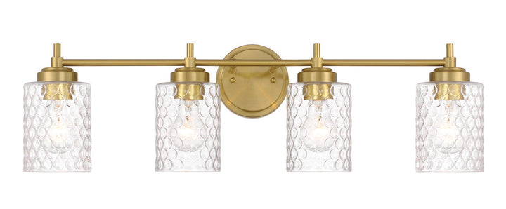 Claire Vanity Light in Satin Brass by Craftmade