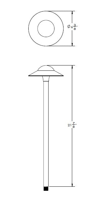 Canopy Path Light 6IN Cap