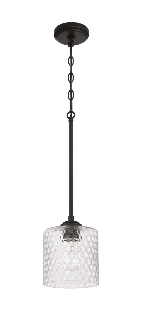 Claire Pendant in Flat Black by Craftmade