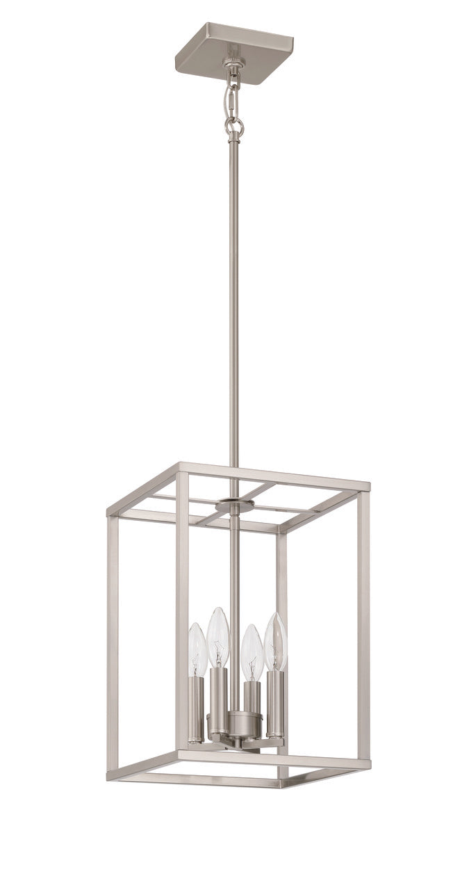 Signature Foyer Pendant in Brushed Polished Nickel by Craftmade
