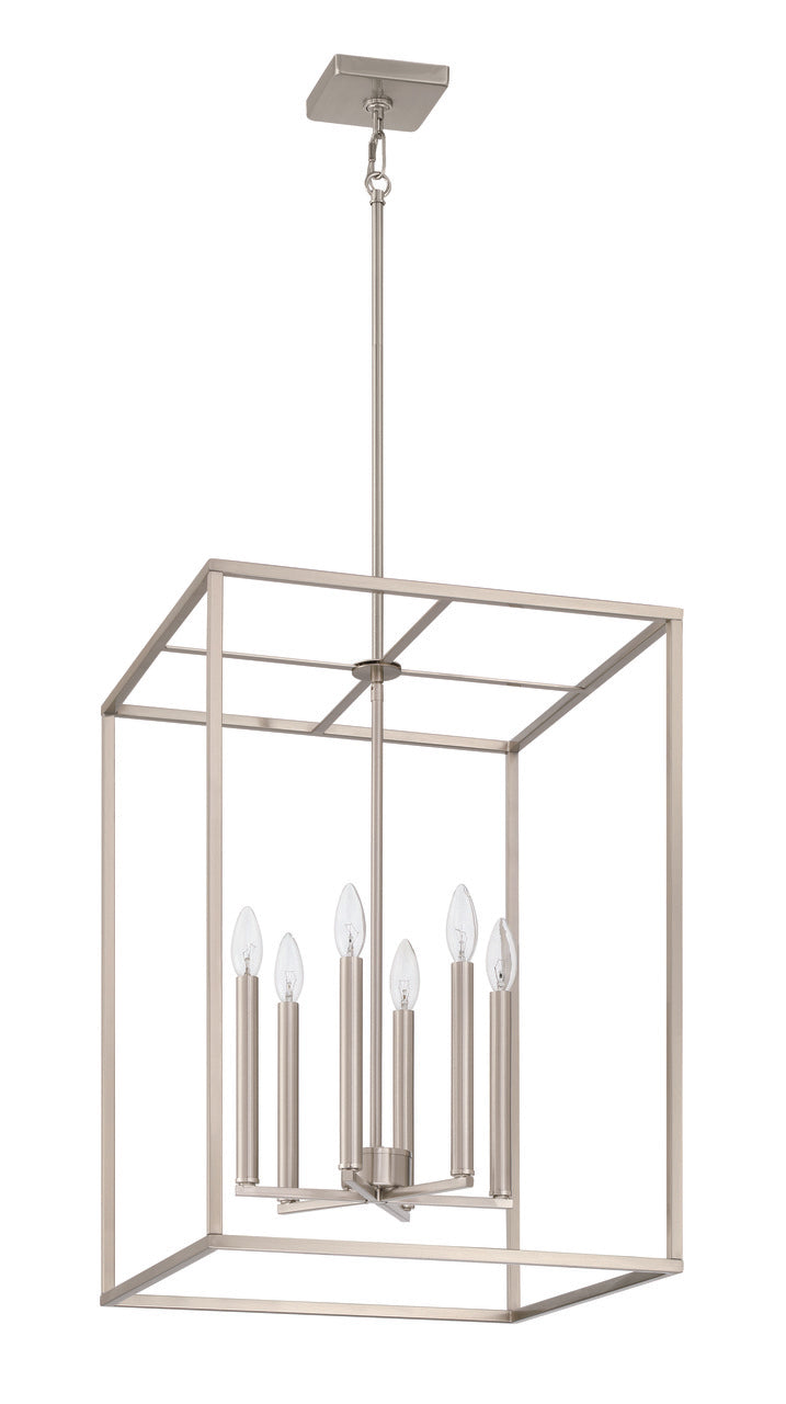 Signature Foyer Pendant in Brushed Polished Nickel by Craftmade