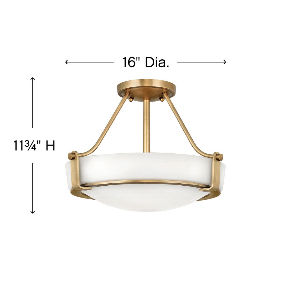 Hathaway Medium Semi-Flush Mount