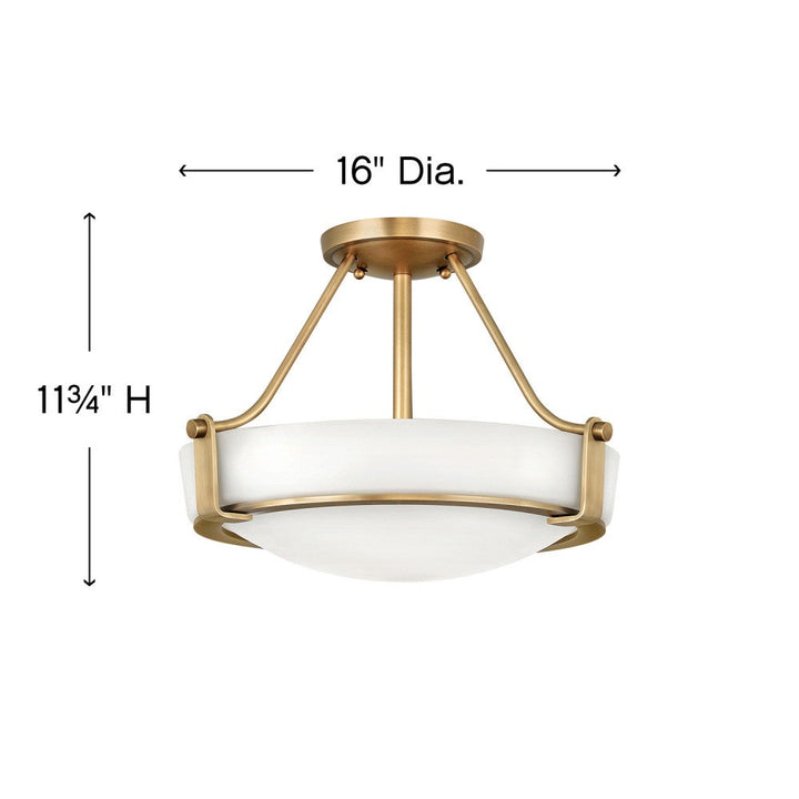 Hathaway Medium Semi-Flush Mount