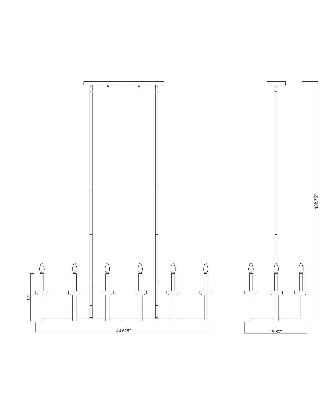 Gaultier - Linear Chandelier