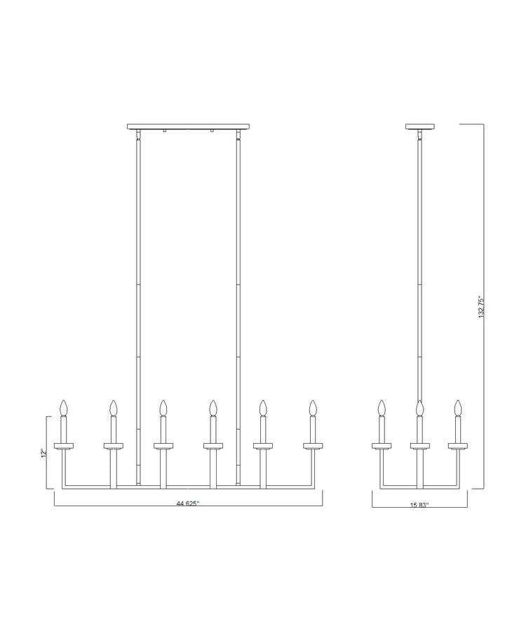 Gaultier - Linear Chandelier