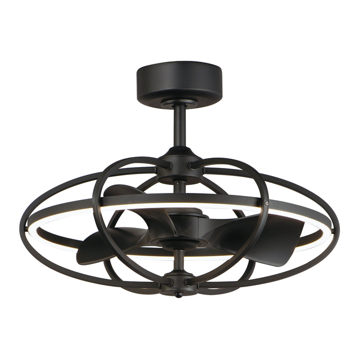 Corona WiFi-enabled LED Fandelight Black