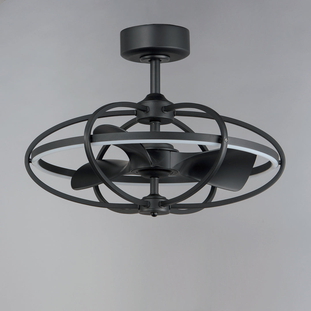 Corona WiFi-enabled LED Fandelight Black alternate view