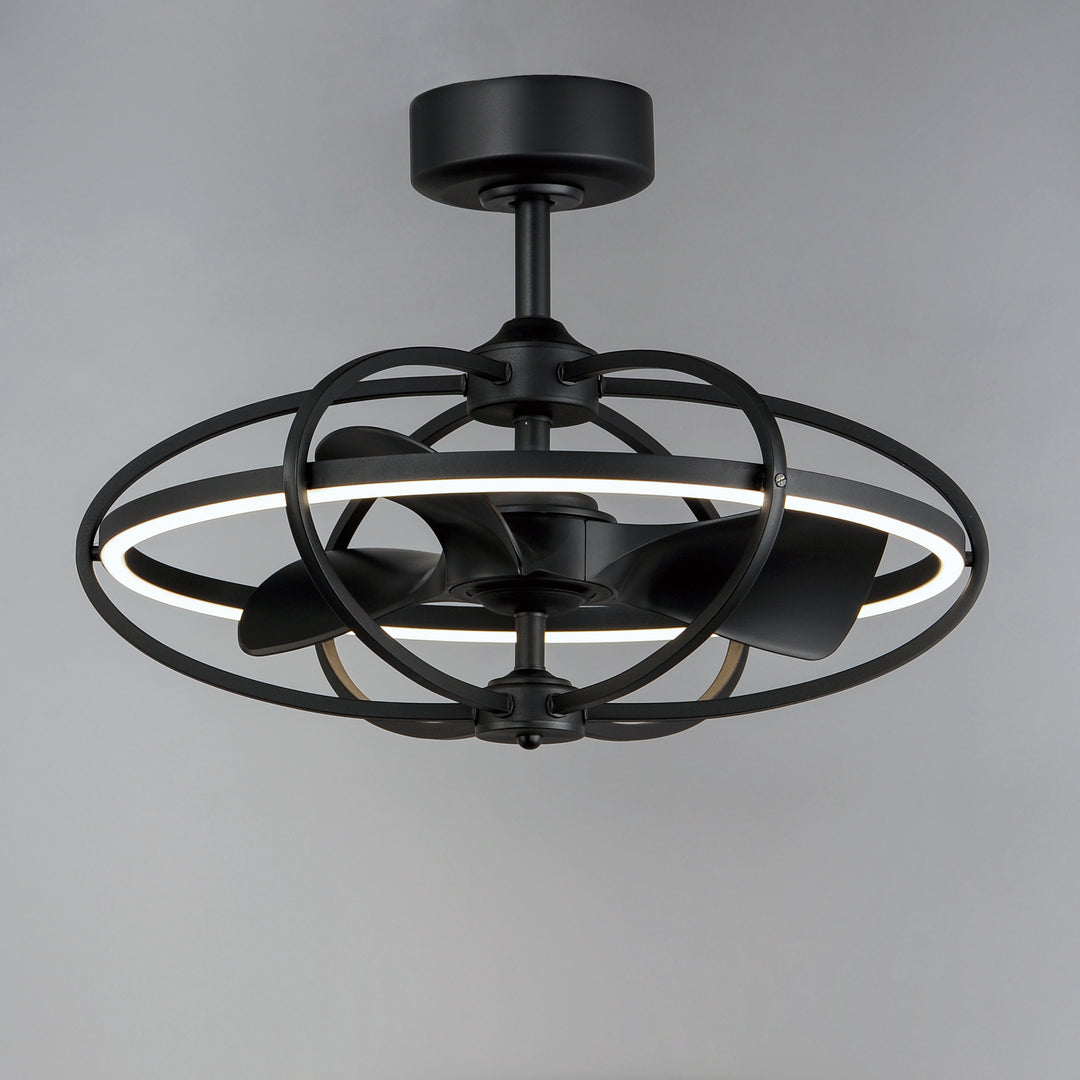 Corona WiFi-enabled LED Fandelight Black alternate view