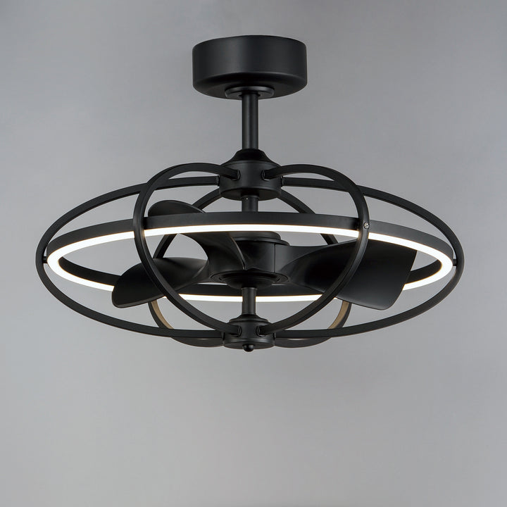 Corona WiFi-enabled LED Fandelight Black alternate view