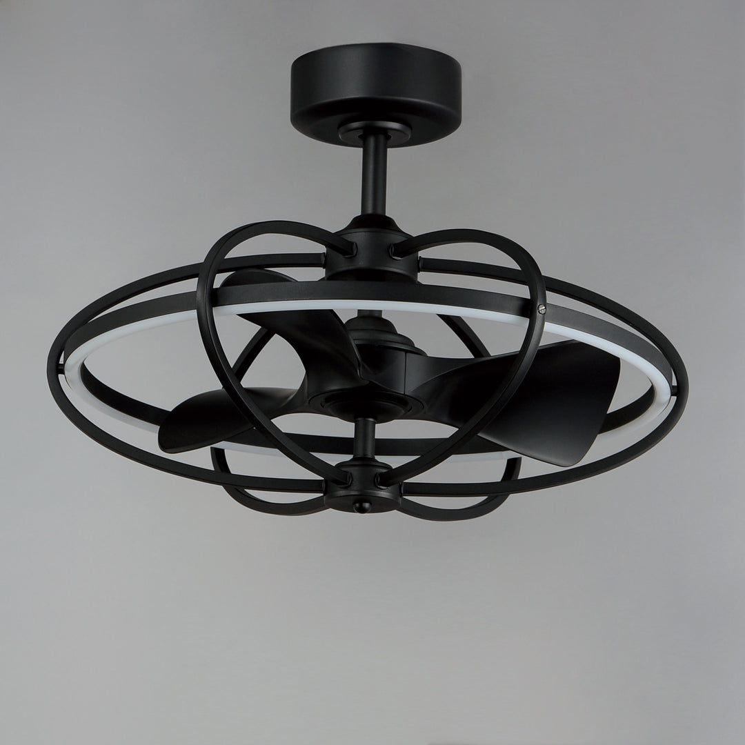 Corona WiFi-enabled LED Fandelight Black alternate view