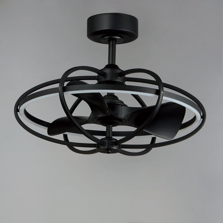 Corona WiFi-enabled LED Fandelight Black alternate view