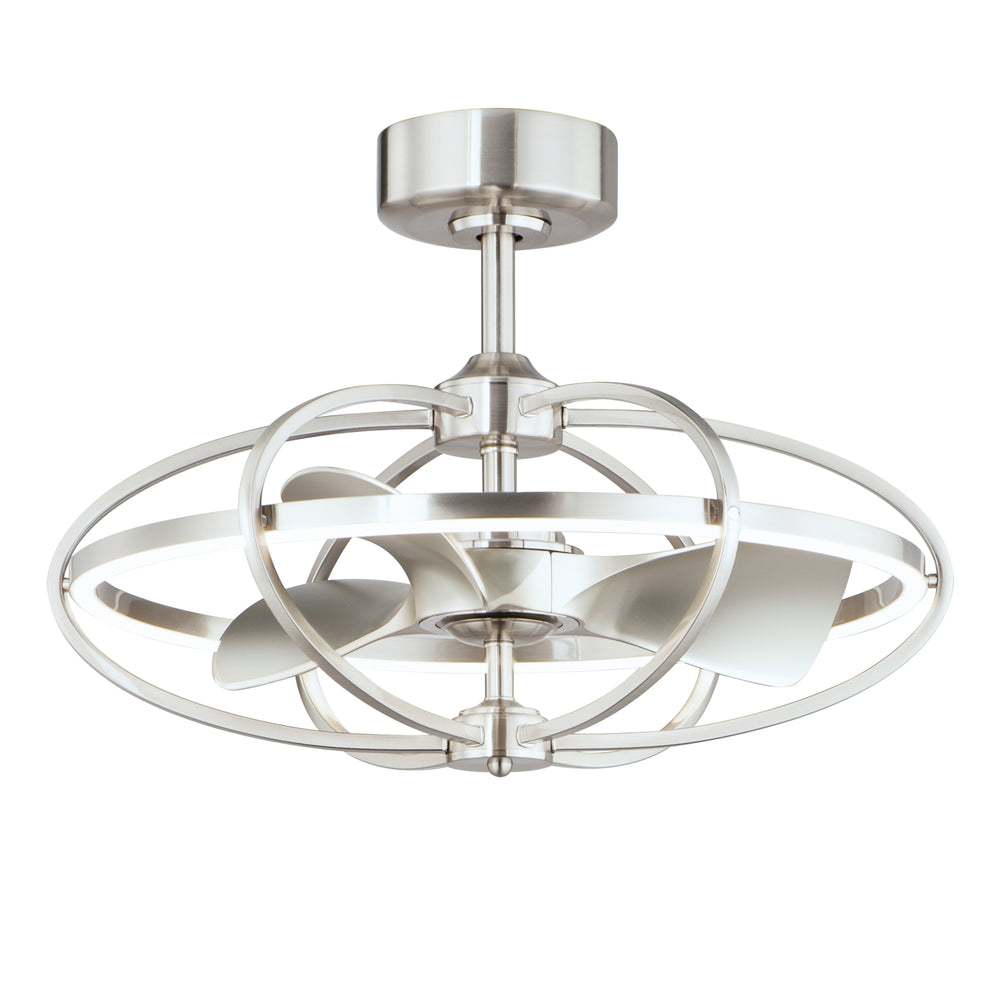 Corona WiFi-enabled LED Fandelight Satin Nickel