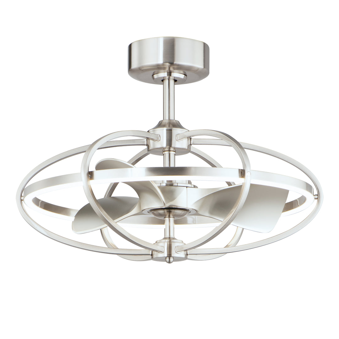 Corona WiFi-enabled LED Fandelight Satin Nickel