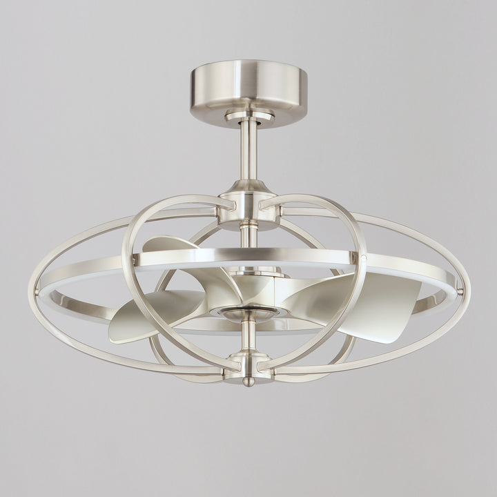 Corona WiFi-enabled LED Fandelight Satin Nickel alternate view