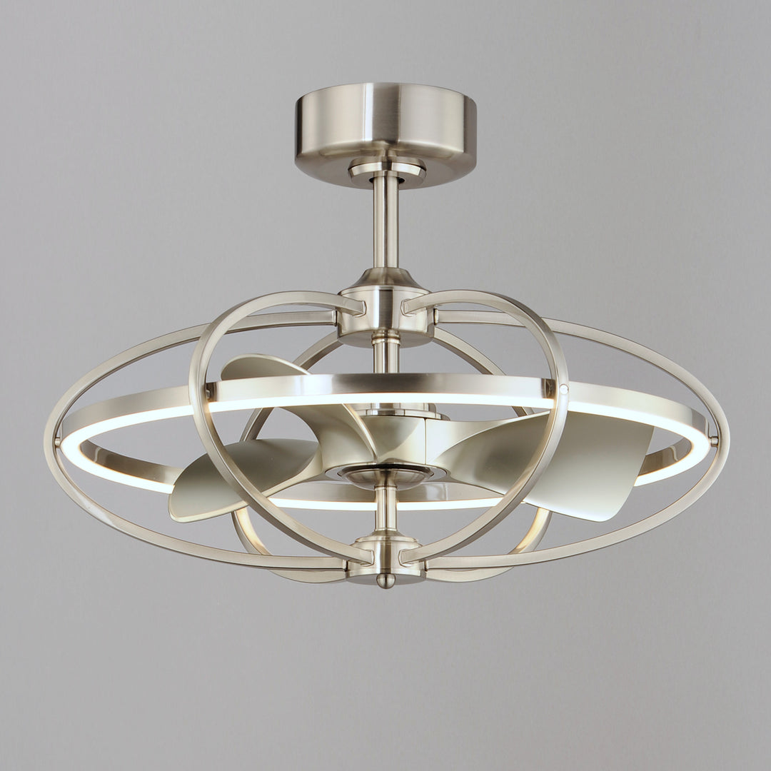 Corona WiFi-enabled LED Fandelight Satin Nickel alternate view