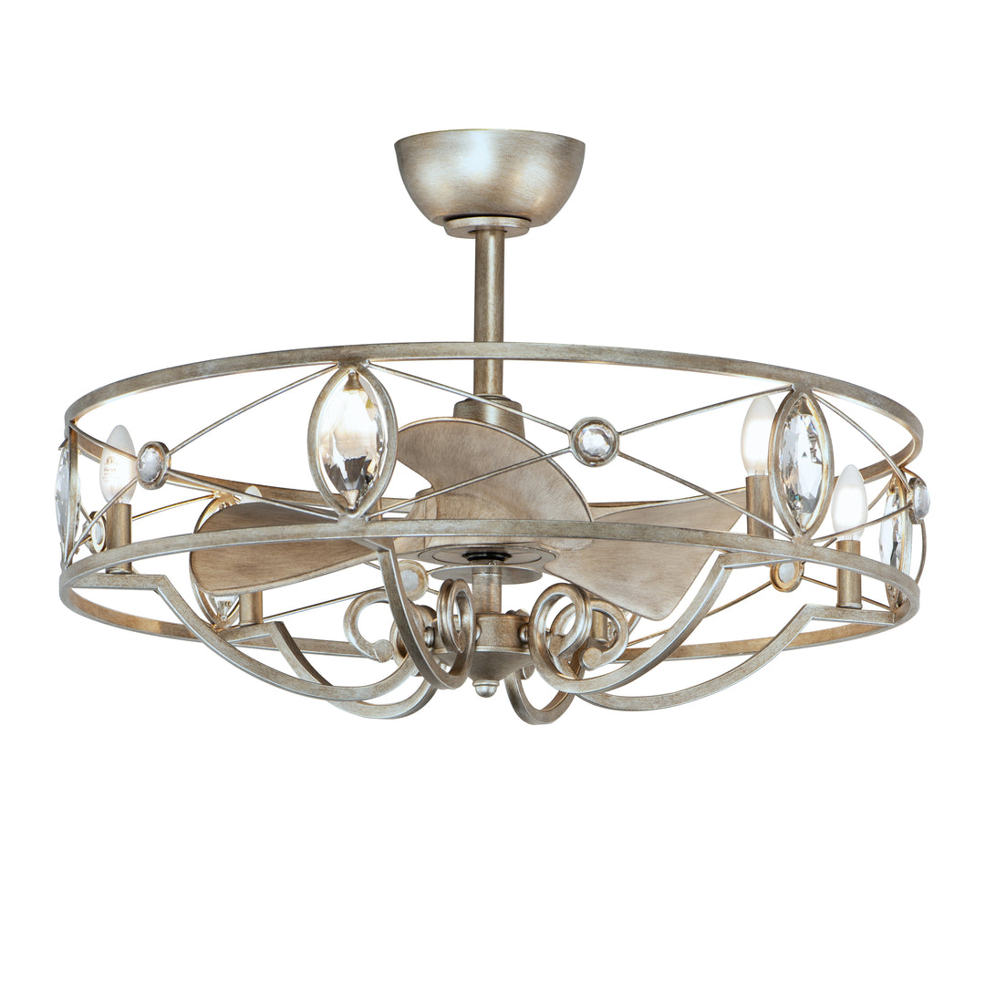 Solitaire 6-Light WiFi-enabled LED Fandelight