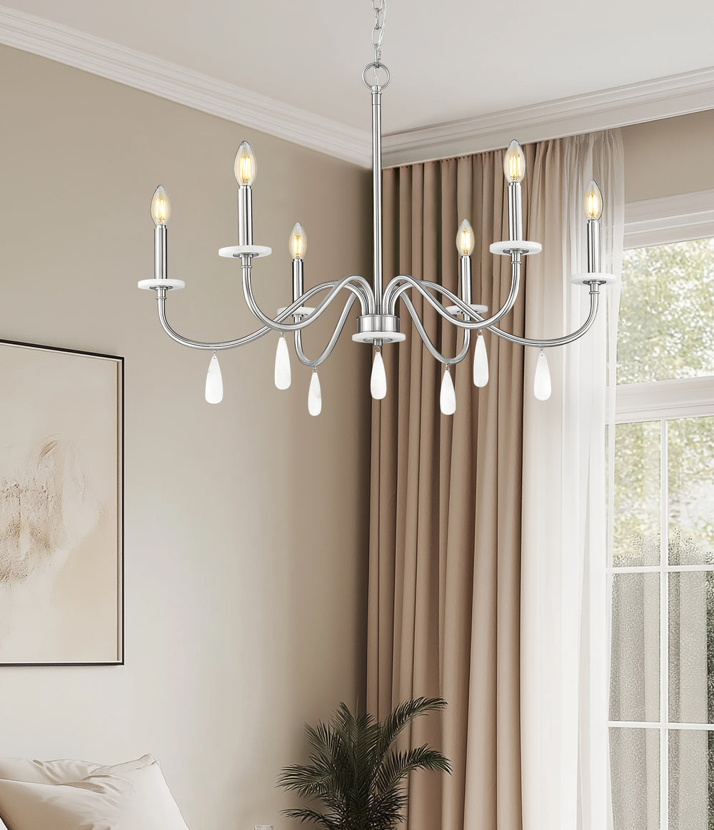 Toussant - 6 Light Chandelier