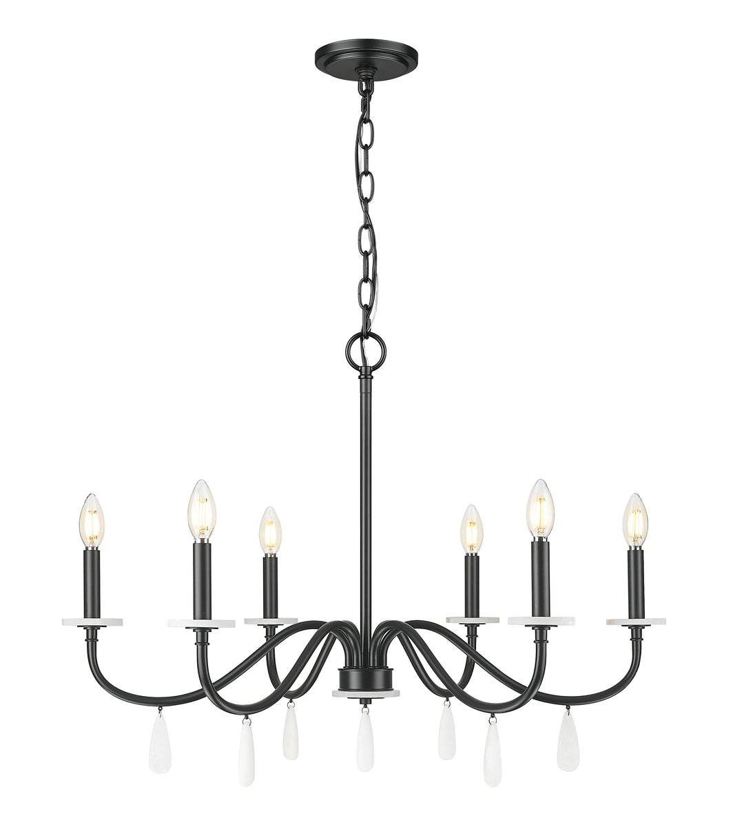 Toussant - 6 Light Chandelier