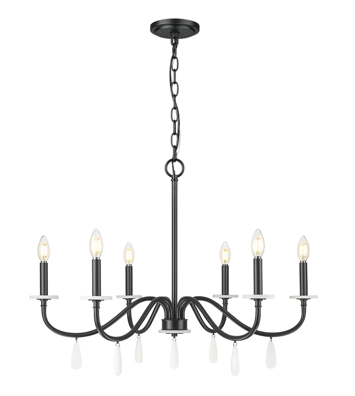 Toussant - 6 Light Chandelier