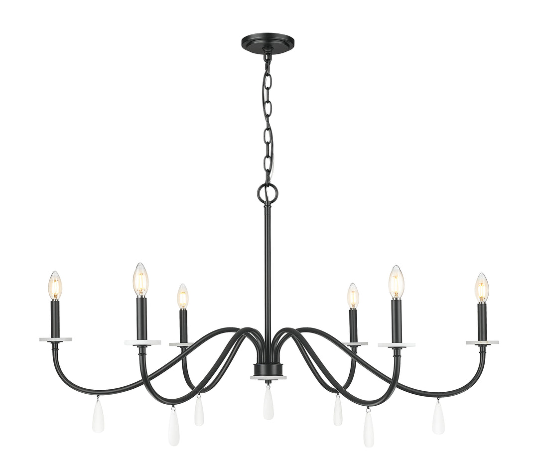 Toussant - 6 Light Chandelier