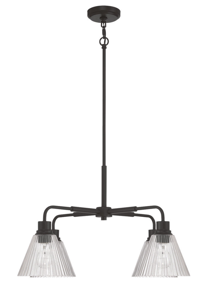 Pleated Chandelier by Craftmade - view 2