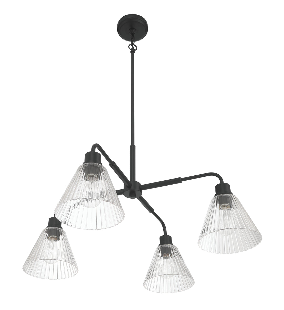 Pleated Chandelier by Craftmade - view 4